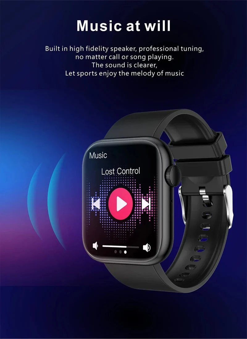 LIGE Smart Watch für Damen, Voll-Touchscreen, Bluetooth-Anruf, wasserdichte Uhren, Sport-Fitness-Tracker, Smartwatch für Damen, Reloj Mujer