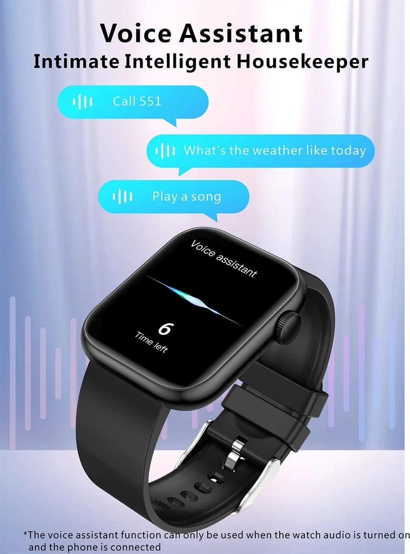 LIGE Smart Watch für Damen, Voll-Touchscreen, Bluetooth-Anruf, wasserdichte Uhren, Sport-Fitness-Tracker, Smartwatch für Damen, Reloj Mujer