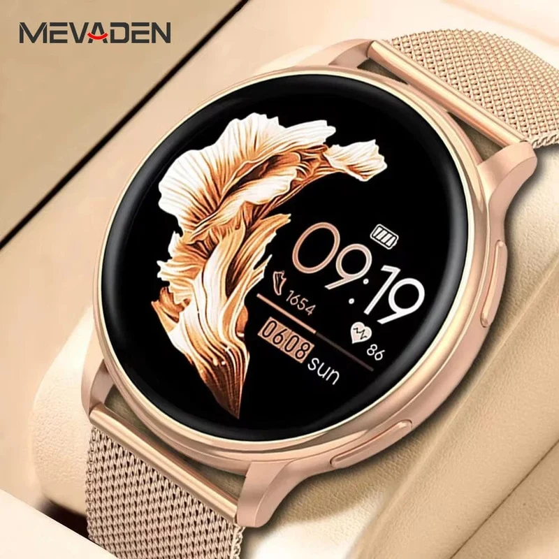MEVADEN Bluetooth Anruf Smart Watch Frauen Benutzerdefinierte Zifferblatt Uhren Männer Sport Fitness Tracker Herzfrequenz Smartwatch Für Android IOS Y22