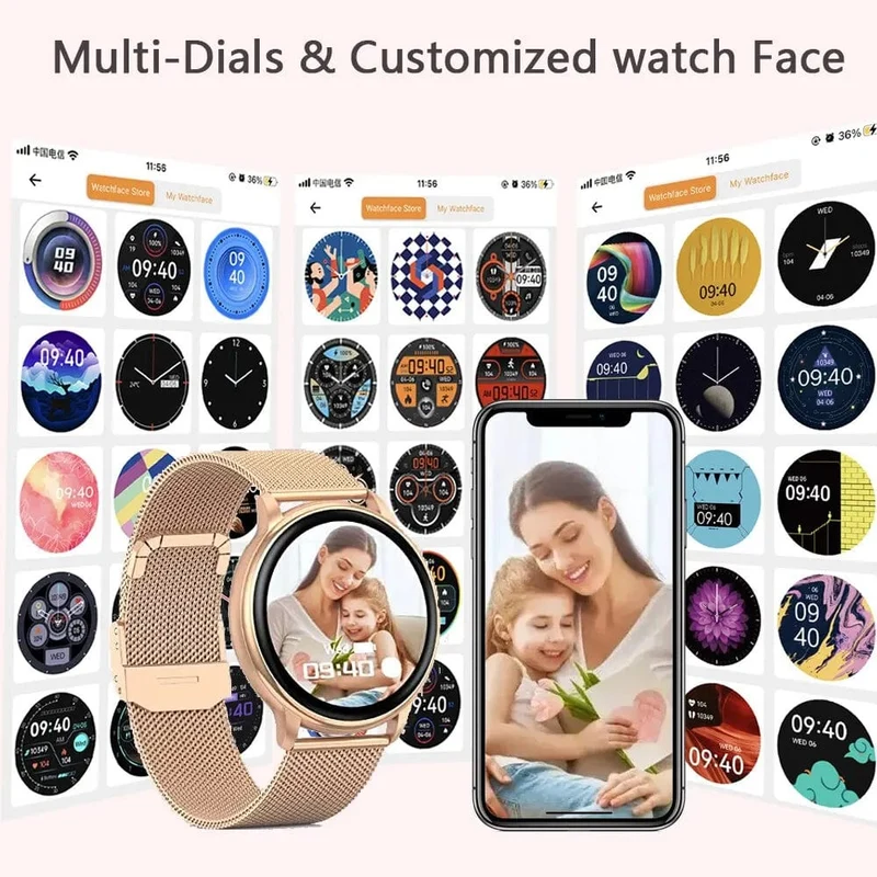 MEVADEN Bluetooth Anruf Smart Watch Frauen Benutzerdefinierte Zifferblatt Uhren Männer Sport Fitness Tracker Herzfrequenz Smartwatch Für Android IOS Y22