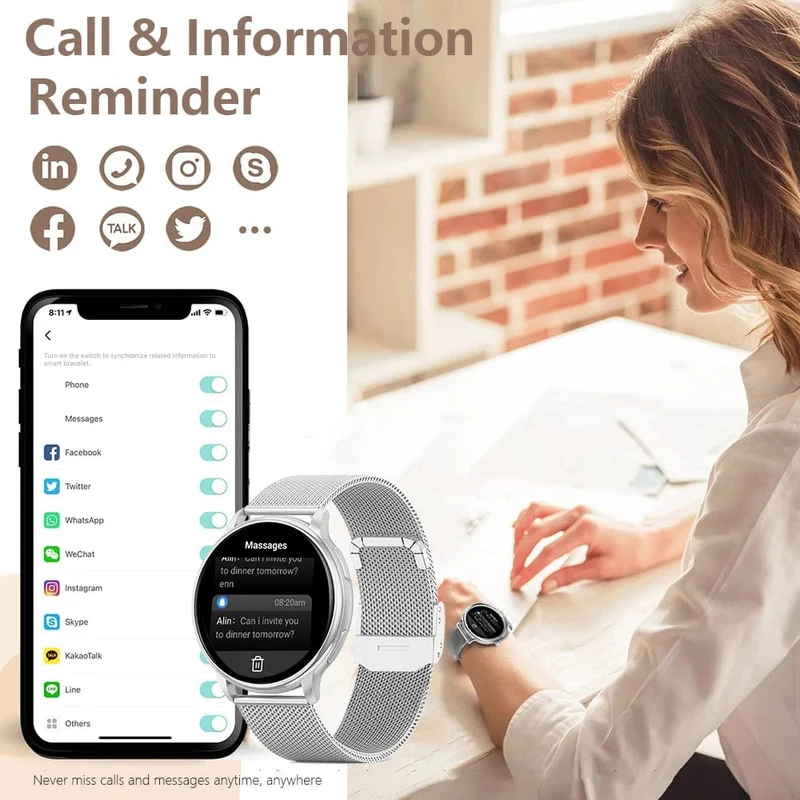 MEVADEN Bluetooth Anruf Smart Watch Frauen Benutzerdefinierte Zifferblatt Uhren Männer Sport Fitness Tracker Herzfrequenz Smartwatch Für Android IOS Y22