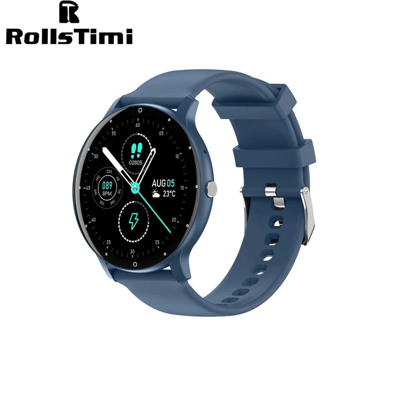 Smart Watch Männer Bluetooth Anruf 24H Pulsmesser Frauen Sport Fitness IP67 wasserdicht Smart Watch für Android IOS 2024 Neu