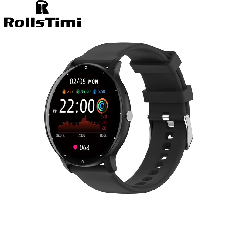 Smart Watch Männer Bluetooth Anruf 24H Pulsmesser Frauen Sport Fitness IP67 wasserdicht Smart Watch für Android IOS 2024 Neu