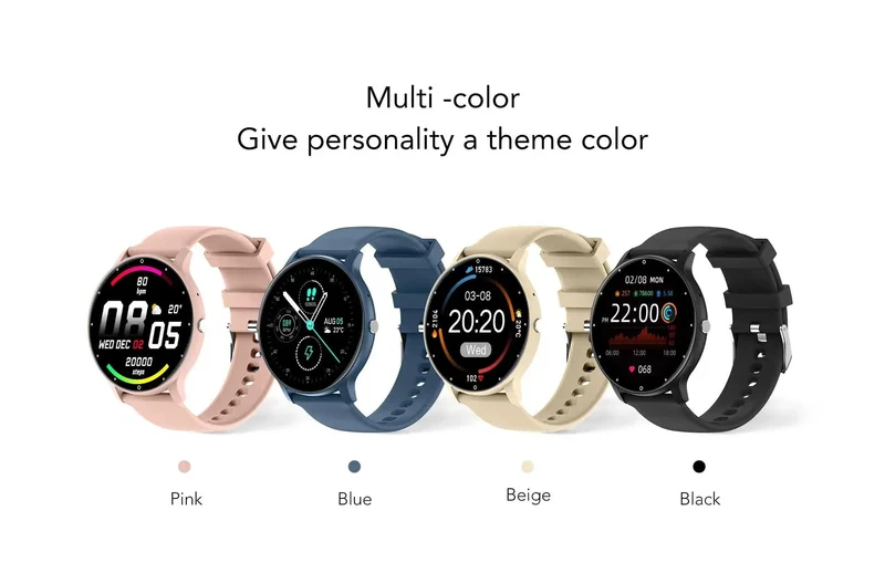 Smart Watch Männer Bluetooth Anruf 24H Pulsmesser Frauen Sport Fitness IP67 wasserdicht Smart Watch für Android IOS 2024 Neu