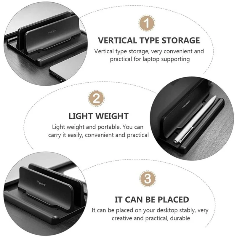 Einstellbar Tragbare Laptop Tisch Stehen Vertikale Unterstützung Desktop Tablet Halter Für iPad MacBook Mac Pro Basis Halterung Zubehör