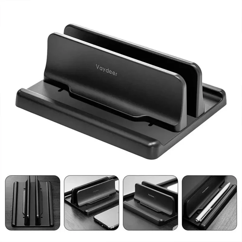 Einstellbar Tragbare Laptop Tisch Stehen Vertikale Unterstützung Desktop Tablet Halter Für iPad MacBook Mac Pro Basis Halterung Zubehör