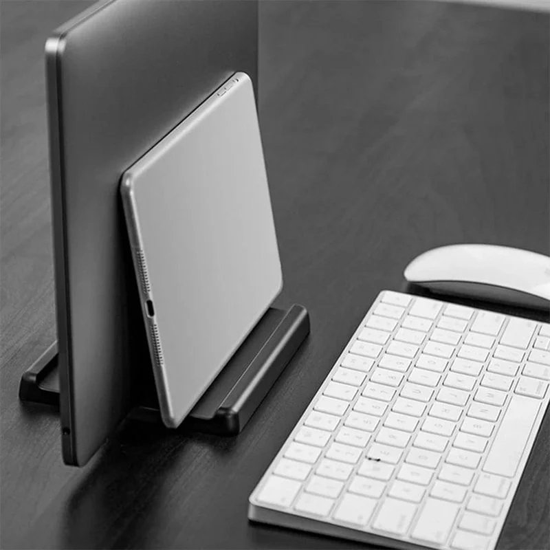 Einstellbar Tragbare Laptop Tisch Stehen Vertikale Unterstützung Desktop Tablet Halter Für iPad MacBook Mac Pro Basis Halterung Zubehör