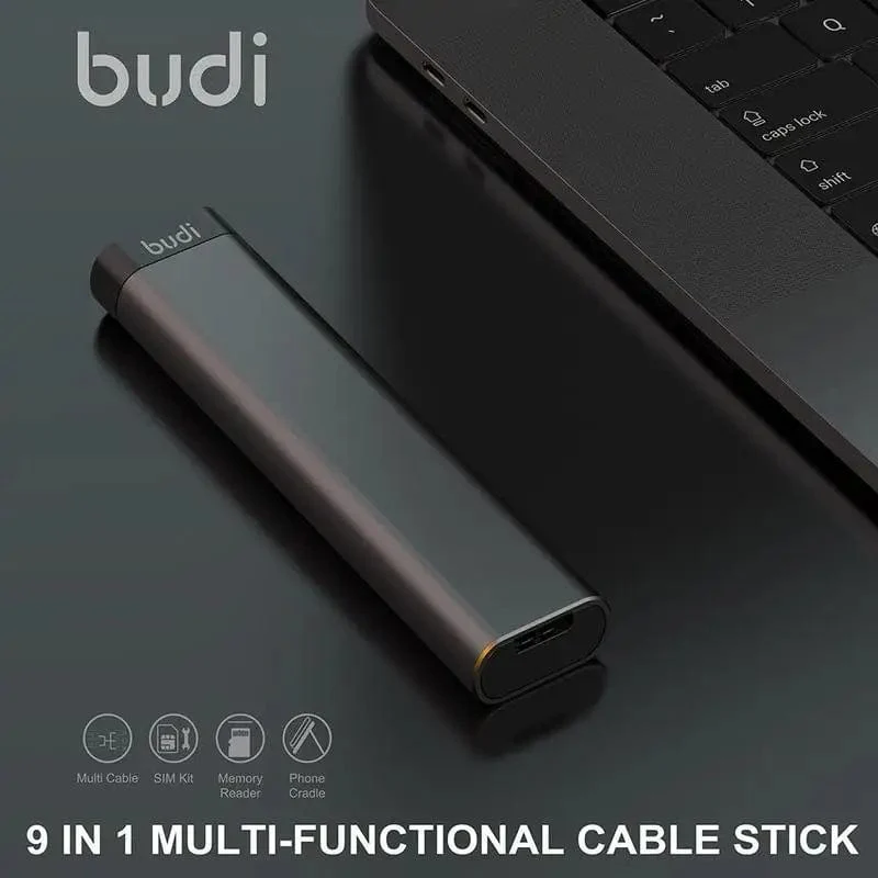BUDI Multifunktions-Smart-Adapter Kartenspeicher Datenkabel USB-Box Universal-Kartenleser für iPhone USB-Hub für Computer