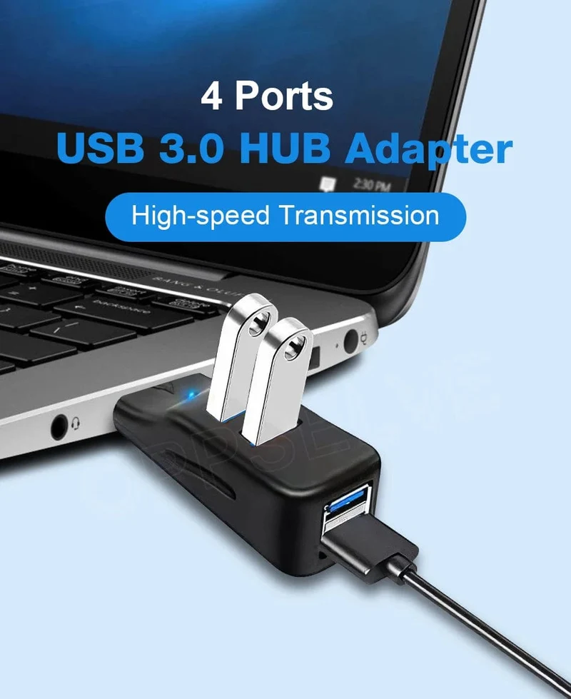 4 Ports Multi USB 3.0 HUB Adapter 5Gbps High Speed ​​U Disk Reader Extender Splitter Für Macbook Notebook PC Computer Zubehör