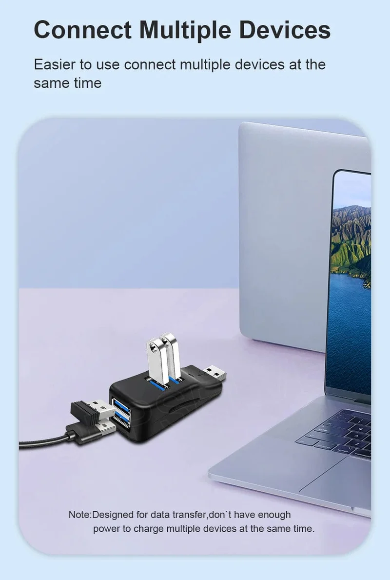4 Ports Multi USB 3.0 HUB Adapter 5Gbps High Speed ​​U Disk Reader Extender Splitter Für Macbook Notebook PC Computer Zubehör