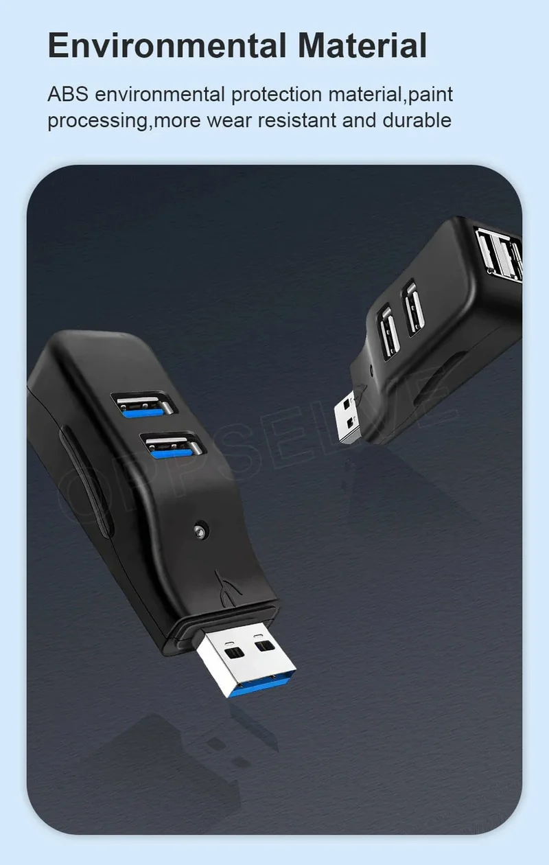 4 Ports Multi USB 3.0 HUB Adapter 5Gbps High Speed ​​U Disk Reader Extender Splitter Für Macbook Notebook PC Computer Zubehör