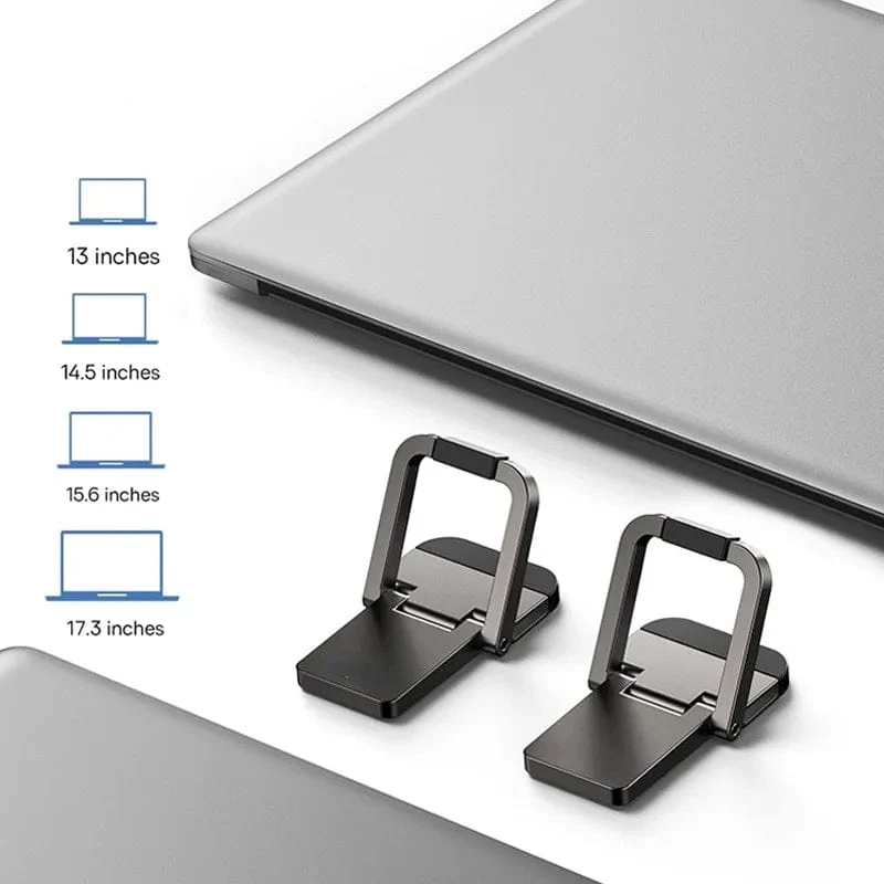 Laptopständer für Computer-Tastaturhalter, tragbare Mini-Beine, Laptopständer für Macbook, Huawei, Xiaomi, Notebook, Aluminium-Unterstützung