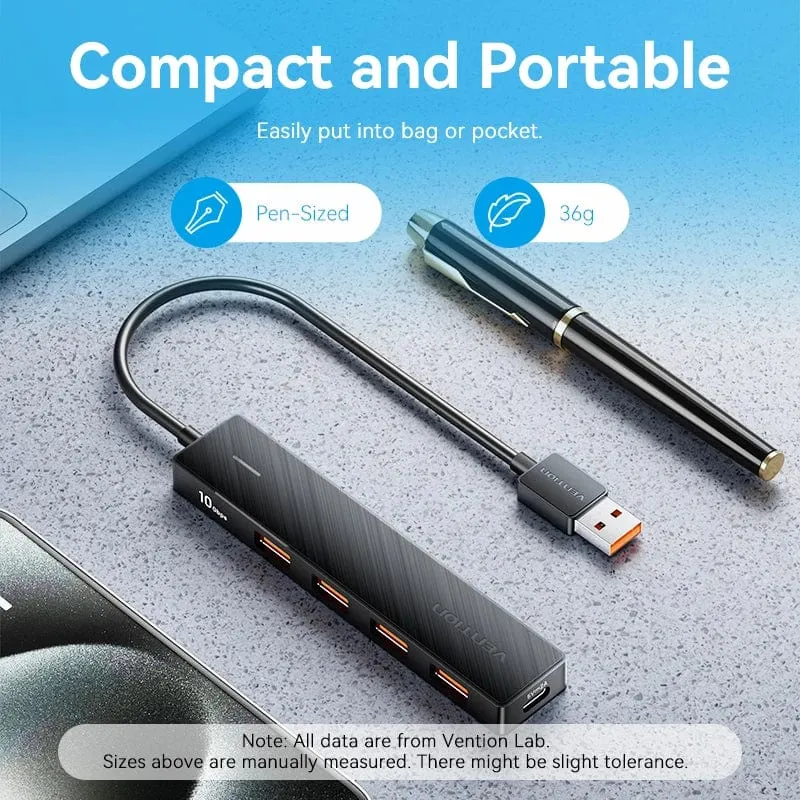Tions USB-Hub 4-Port ABS-Hub USB 3 0 Gbit/s für Laptop Multi-Splitter-Adapter für Xiaomi Macbook PC Computerzubehör