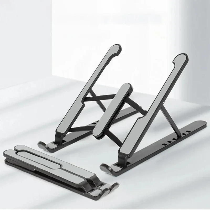 Faltbarer Laptopständer, verstellbar, tragbare Notebook-Halterung, Stützbasis aus Aluminiumlegierung für Macbook-Laptop-PC-Zubehör