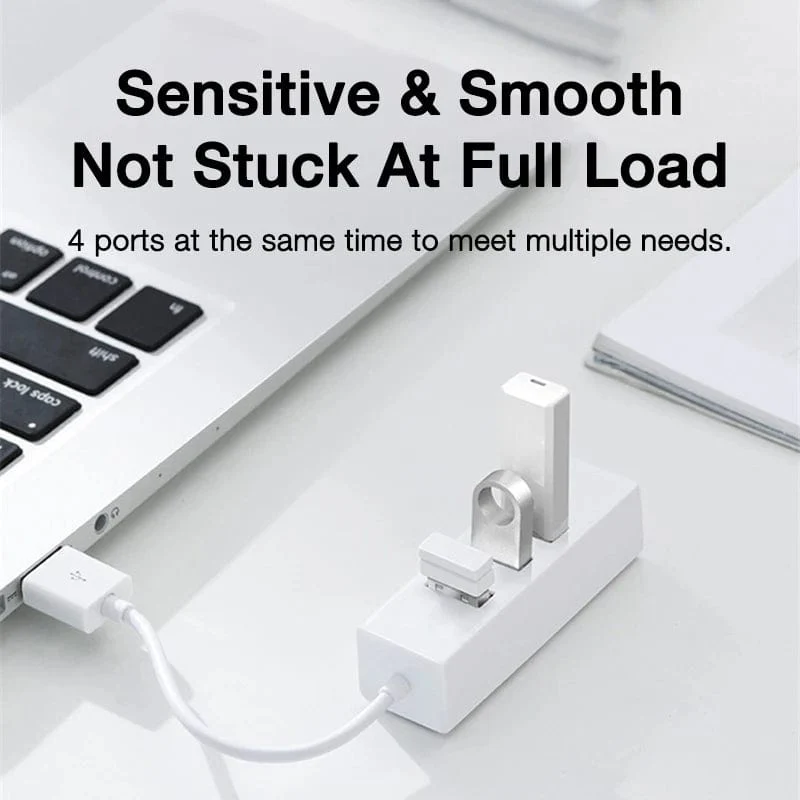 EARDECO High Speed ​​USB HUB Ständer Multi USB Splitter 4 Ports Expander Mehrere USB Expander Computer Zubehör Für Laptop PC
