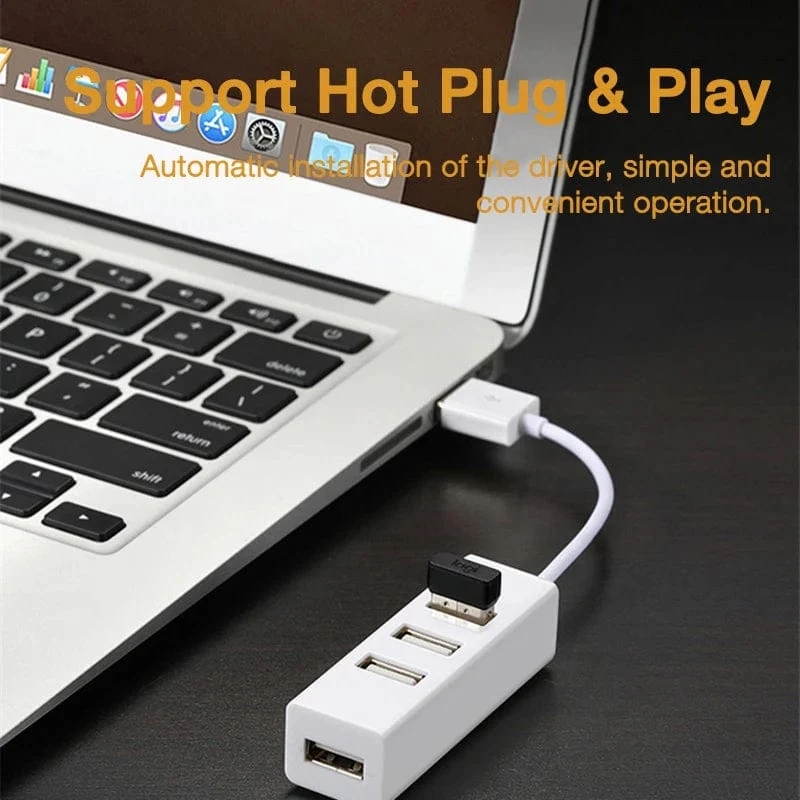 EARDECO High Speed ​​USB HUB Ständer Multi USB Splitter 4 Ports Expander Mehrere USB Expander Computer Zubehör Für Laptop PC