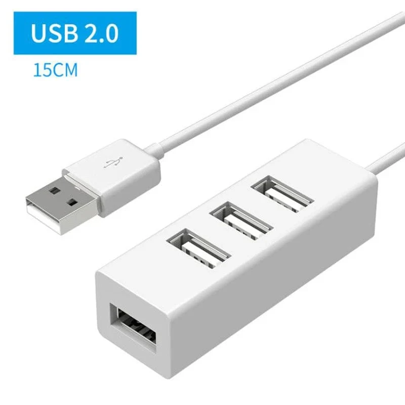 EARDECO High Speed ​​USB HUB Ständer Multi USB Splitter 4 Ports Expander Mehrere USB Expander Computer Zubehör Für Laptop PC