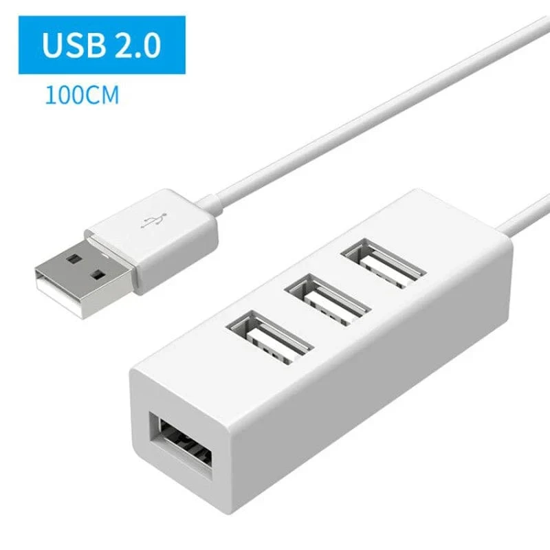 EARDECO High Speed ​​USB HUB Ständer Multi USB Splitter 4 Ports Expander Mehrere USB Expander Computer Zubehör Für Laptop PC