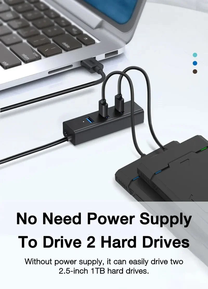 EARDECO High Speed ​​USB HUB Ständer Multi USB Splitter 4 Ports Expander Mehrere USB Expander Computer Zubehör Für Laptop PC
