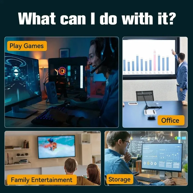 Über 3760 3D/AAA-Spiele für PS4/PS3/PS2/Switch/WII/WIIU/N64/DC usw. Tragbare externe 500-GB-Gaming-Festplatte von Launchbox für Windows-PC