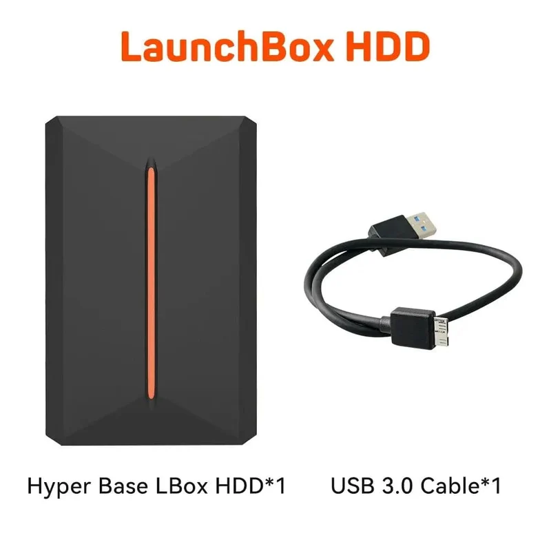 Über 3760 3D/AAA-Spiele für PS4/PS3/PS2/Switch/WII/WIIU/N64/DC usw. Tragbare externe 500-GB-Gaming-Festplatte von Launchbox für Windows-PC