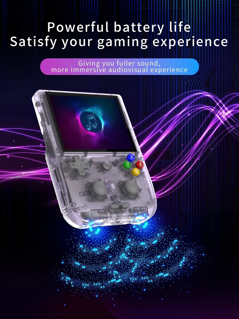 Anbernic RG405V Video-Handheld-Spielkonsole 4-Zoll-IPS-HD-Touchscreen Android 12-System T618 64-Bit-WLAN Tragbarer Retro-Game-Player