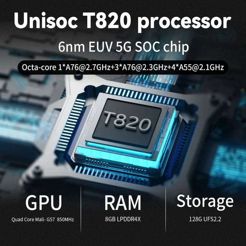 ANBERNIC RG556 Handheld-Spielkonsole Unisoc T820 Android 13 5.48 Zoll AMOLED-Bildschirm 5500 mAh WIFI Bluetooth Retro-Videoplayer