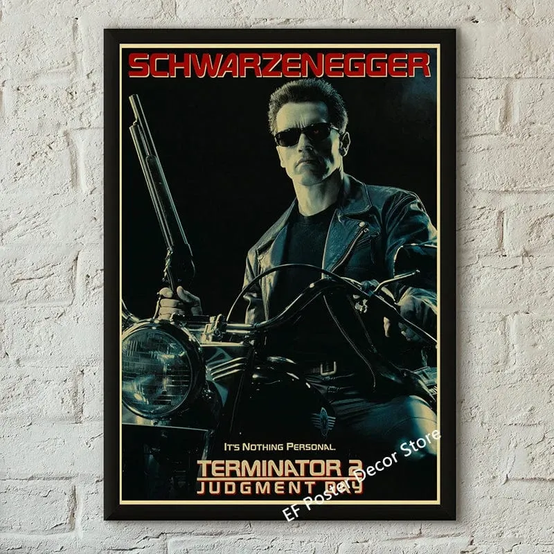 Klassische Filmplakate drucken, Vintage-Kunst für Zuhause, Wanddekoration, Jennifer's Body/Der weiße Hai/Leon, Kinogemälde, nostalgische Drucke