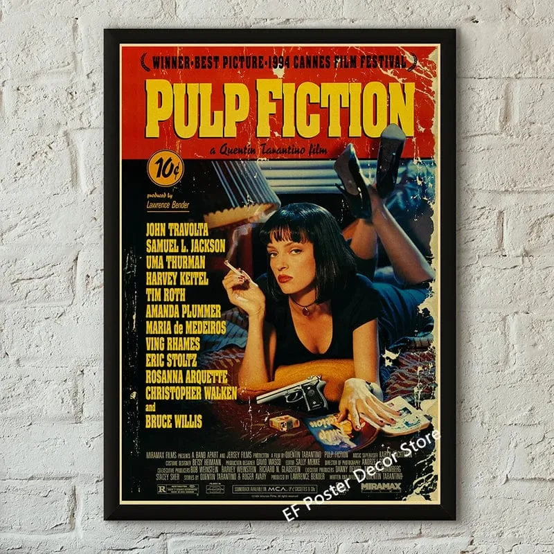 Klassische Filmplakate drucken, Vintage-Kunst für Zuhause, Wanddekoration, Jennifer's Body/Der weiße Hai/Leon, Kinogemälde, nostalgische Drucke