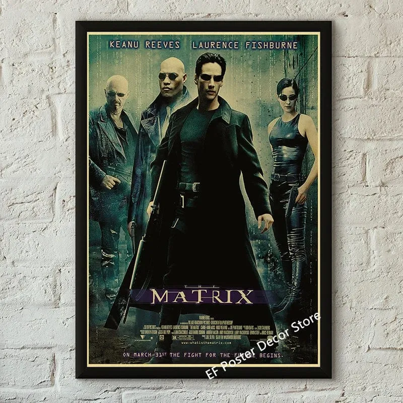 Klassische Filmplakate drucken, Vintage-Kunst für Zuhause, Wanddekoration, Jennifer's Body/Der weiße Hai/Leon, Kinogemälde, nostalgische Drucke