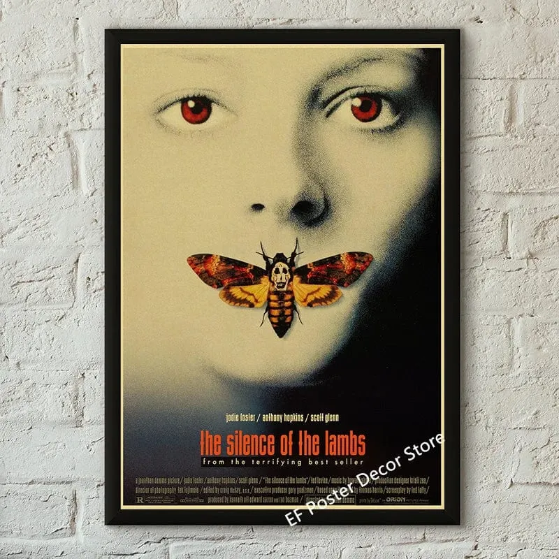 Klassische Filmplakate drucken, Vintage-Kunst für Zuhause, Wanddekoration, Jennifer's Body/Der weiße Hai/Leon, Kinogemälde, nostalgische Drucke