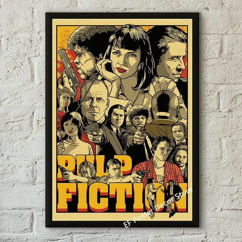 Klassische Filmplakate drucken, Vintage-Kunst für Zuhause, Wanddekoration, Jennifer's Body/Der weiße Hai/Leon, Kinogemälde, nostalgische Drucke