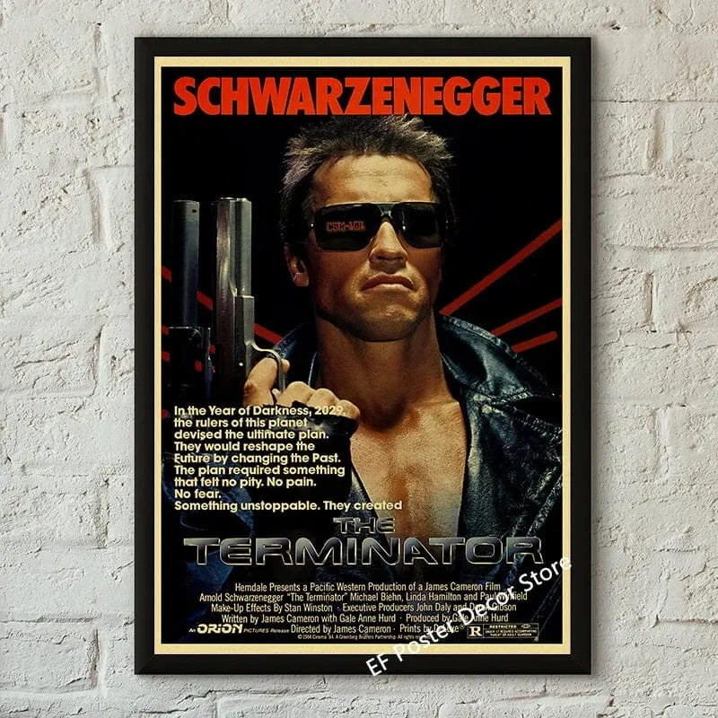 Klassische Filmplakate drucken, Vintage-Kunst für Zuhause, Wanddekoration, Jennifer's Body/Der weiße Hai/Leon, Kinogemälde, nostalgische Drucke