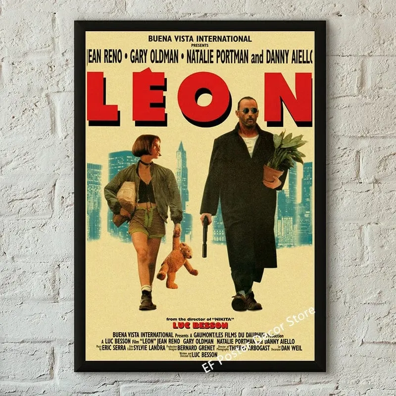 Klassische Filmplakate drucken, Vintage-Kunst für Zuhause, Wanddekoration, Jennifer's Body/Der weiße Hai/Leon, Kinogemälde, nostalgische Drucke