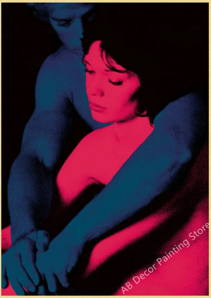 TV Girl Poster Retro Kraftpapier Drucke Lovers Rock Vintage Poster Wand Kunst Malerei Studie Hause Wohnzimmer Dekoration Bild