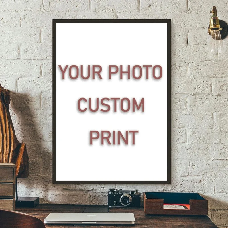 Benutzerdefinierter Druck Leinwand Malerei von Ihrem Foto Leinwand Poster persönliches Geschenk anpassen Figur Tier Haustiere Bilder Home Decor Drucke