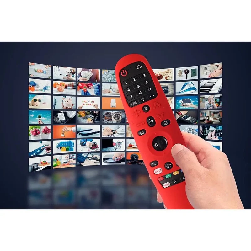 Weiche Silikonhülle für die Fernbedienung, Schutzhülle, stoßfest, für LG Smart TV Magic AN-MR650A600 20GA 19BA, Ersatzzubehör