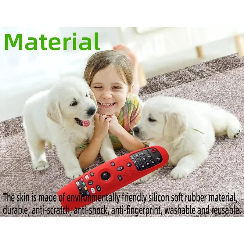 Weiche Silikonhülle für die Fernbedienung, Schutzhülle, stoßfest, für LG Smart TV Magic AN-MR650A600 20GA 19BA, Ersatzzubehör