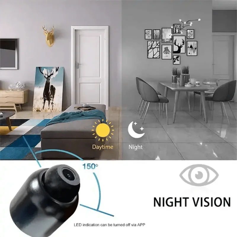 Xiaomi 1080P HD Mini Kamera WiFi Home Monitor Innen Sicherheit Sicherheit Überwachung Nachtsicht Camcorder IP Cam Video Recorder