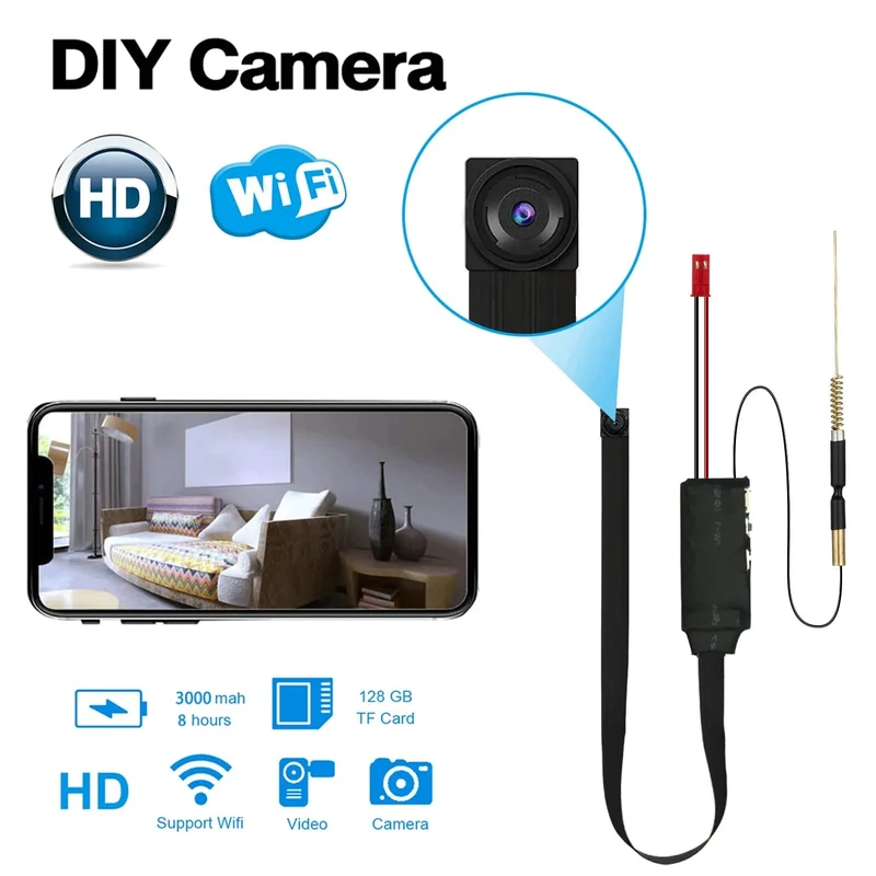 HD 1080P Mini Kamera Video Recorder Home Security WiFi Kamera DIY Modul Bewegungserkennung Überwachung Camcorder Remote View