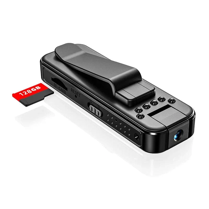 JOZUZE MD13 HD 1080P Minikamera Tragbarer kleiner digitaler Videorecorder Polizei BodyCam Infrarot-Nachtsicht-Miniatur-Camcorder