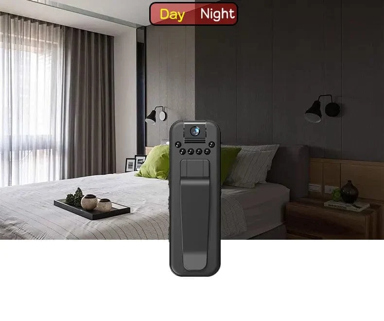 JOZUZE MD13 HD 1080P Minikamera Tragbarer kleiner digitaler Videorecorder Polizei BodyCam Infrarot-Nachtsicht-Miniatur-Camcorder