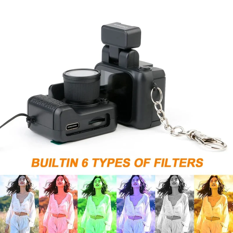 HD1080P Minikamera Tragbare Taschenkamera mit LCD-Bildschirm Digitalkamera mit Blitzlicht Videorecorder Kleiner Camcorder für Studenten