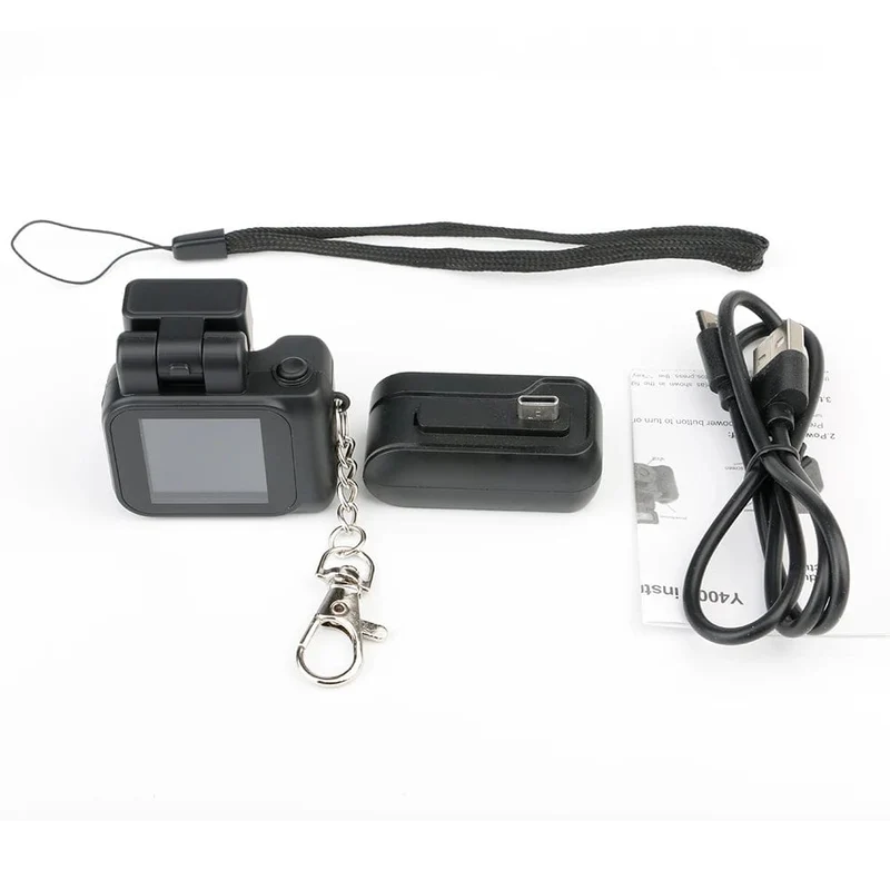 HD1080P Minikamera Tragbare Taschenkamera mit LCD-Bildschirm Digitalkamera mit Blitzlicht Videorecorder Kleiner Camcorder für Studenten