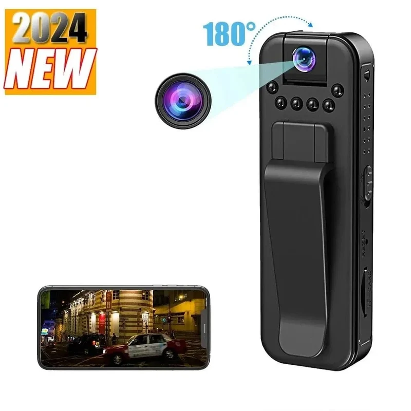 1080P Body Mini Kamera Tragbarer kleiner digitaler Videorecorder Polizei BodyCam Infrarot-Nachtsicht-Miniatur-Camcorder