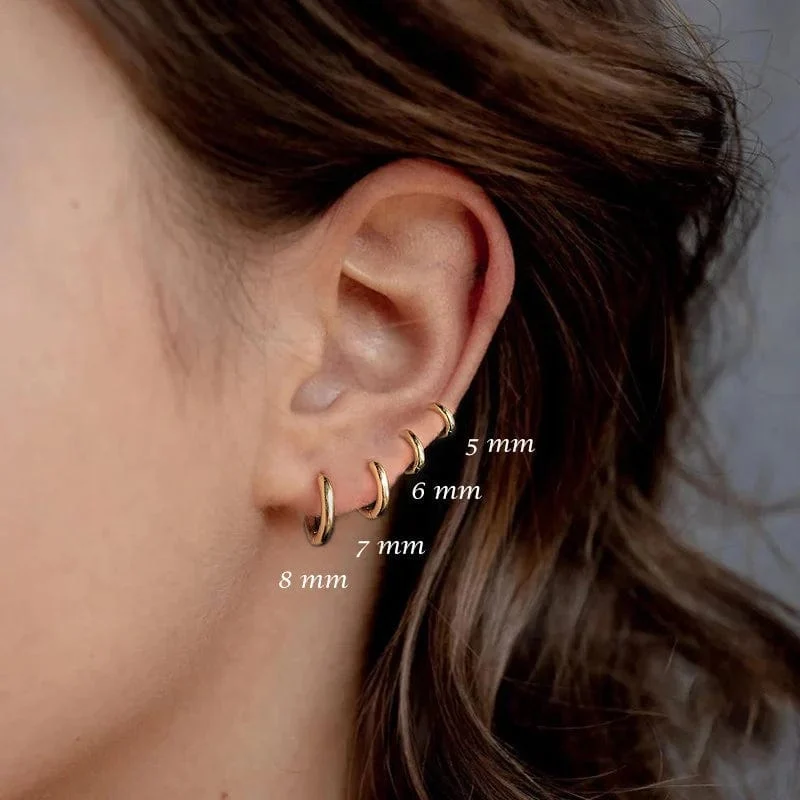 1 paar Edelstahl Creolen Frauen Männer Gold Farbe Kleine Ohrringe Mädchen Schmuck Pendientes Mujer Aretes Knorpel Piercing
