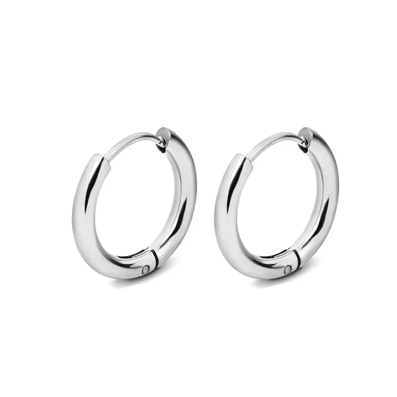 1 paar Edelstahl Creolen Frauen Männer Gold Farbe Kleine Ohrringe Mädchen Schmuck Pendientes Mujer Aretes Knorpel Piercing