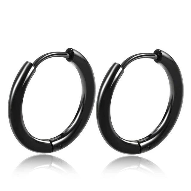1 paar Edelstahl Creolen Frauen Männer Gold Farbe Kleine Ohrringe Mädchen Schmuck Pendientes Mujer Aretes Knorpel Piercing