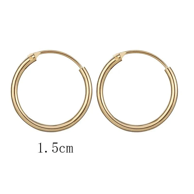 Gold Farbe Vintage Kreis Hoop Ohrringe für Frauen Mädchen Einfache Mode Geometrische Tropfen Ohrring Set Neue Trendy Schmuck Party Geschenke