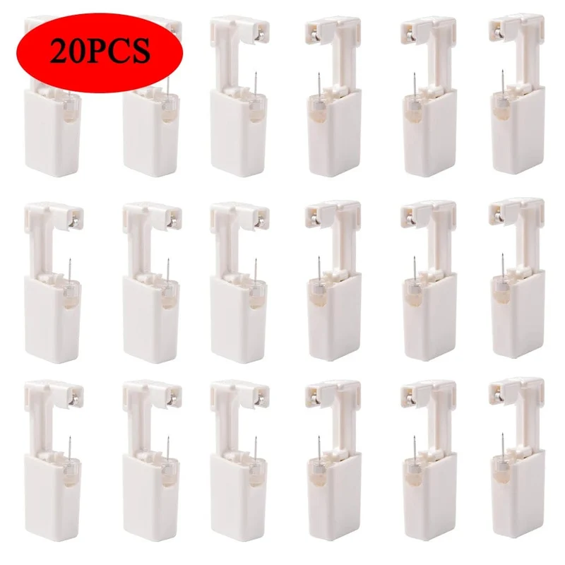 1-20 Teile/satz Ohr Piercing Pistole Einweg Desinfizieren Sicherheit Ohrring Piercer Kit Bolzen Nasenring Piercing Maschine Körper Schmuck Werkzeug